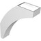 Ekena Millwork 6-in. W x 22-in. D x 28-in. H Thorton Architectural Grade PVC Knee Brace BRCP06X22X28THR - alternate 6